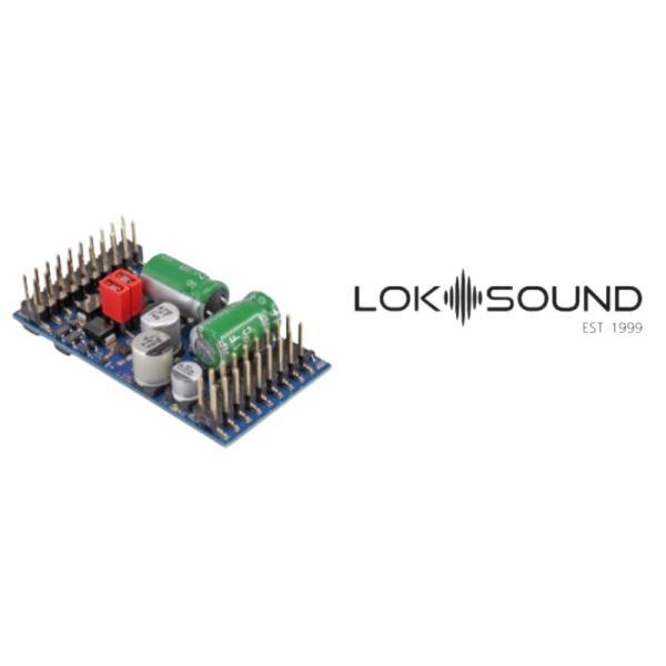 ESU 58315 LokSound 5 L DCC/MM/SX/M4 ''blank decoder'', Pinheader with adapter,